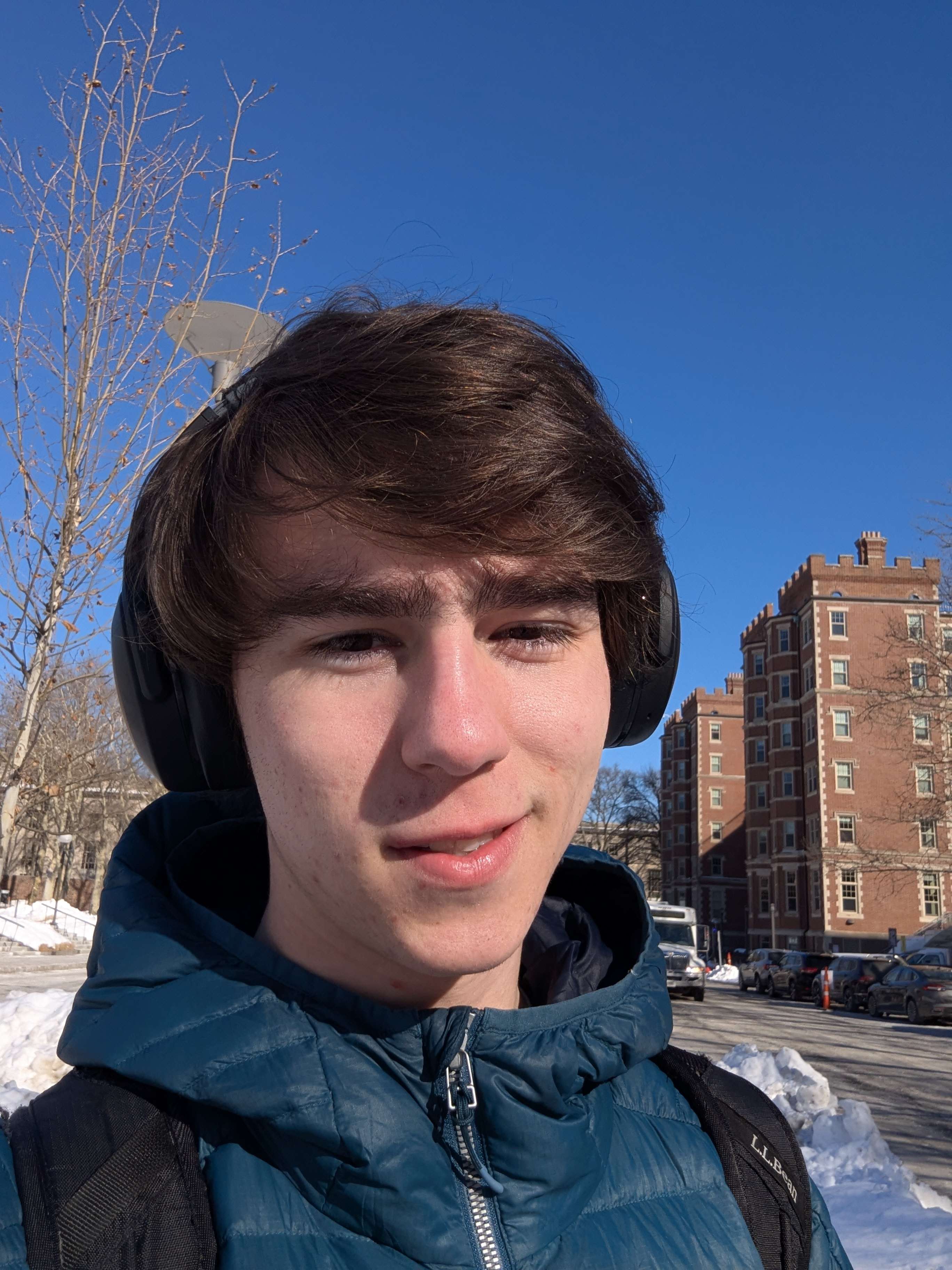 Photograph selfie of me outside